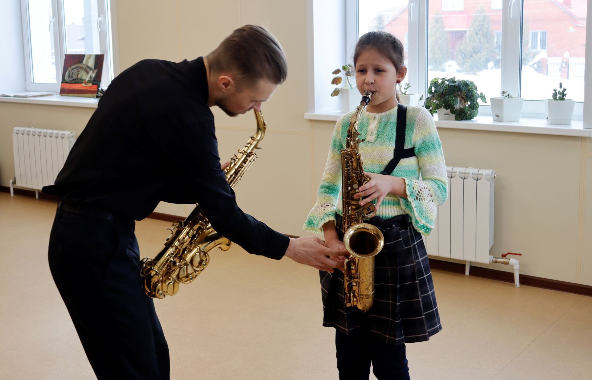 Детскую школу искусств посетили артисты Казанской консерватории имени Жиганова