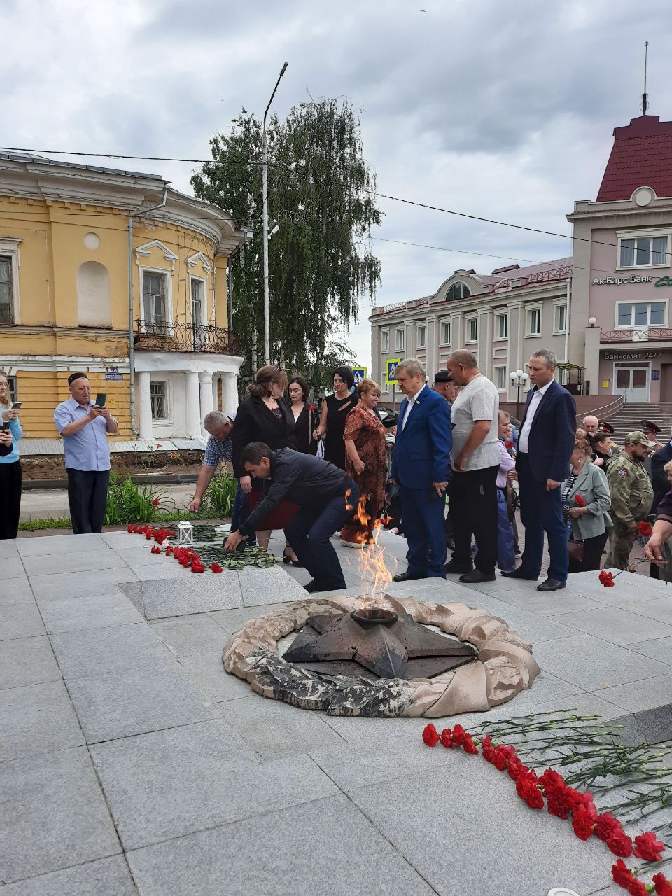 В Чистополе состоялся митинг, посвященный Дню памяти и скорби