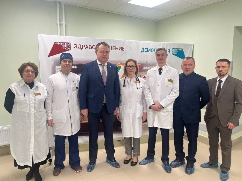 Чистай район үзәк дәваханәсендә тире аша коронар катышу үзәге ачылды