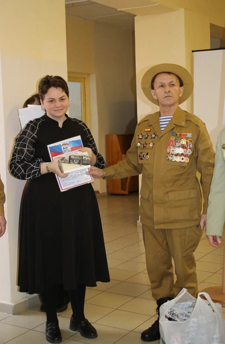 В Чистопольско-Высельской школе прошел «Урок Мужества»