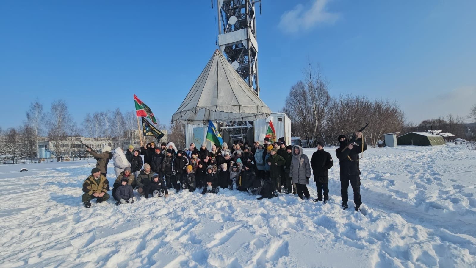 Для юных прихожан молитвенного дома прошли военно-спортивные учения