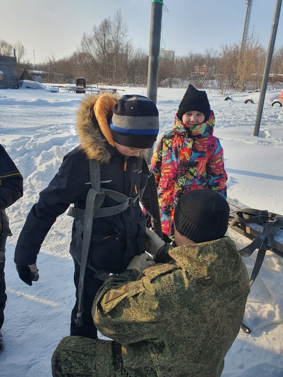 Для юных прихожан молитвенного дома прошли военно-спортивные учения