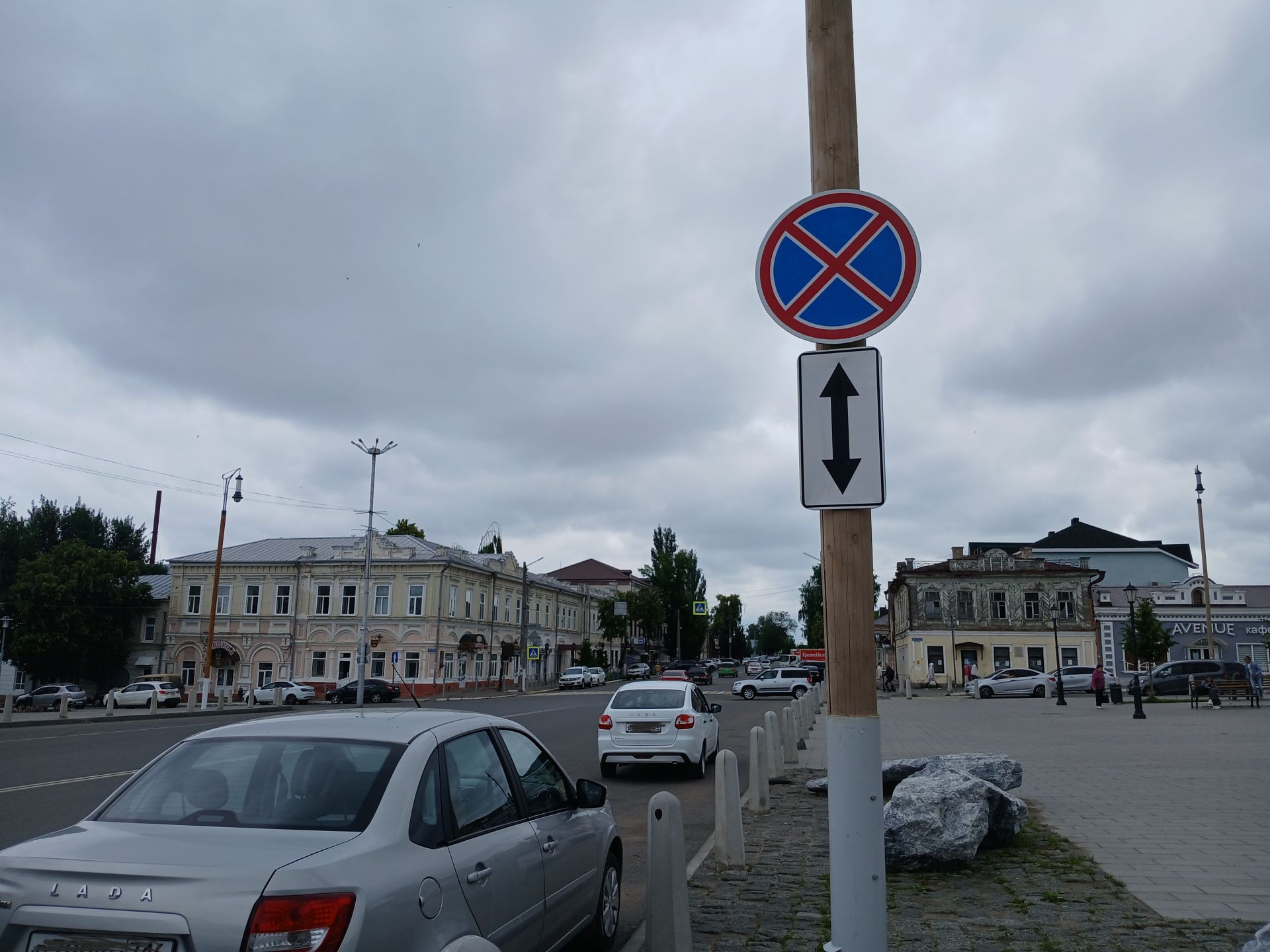 В Чистополе запретили стоянку и остановку на центральной площади