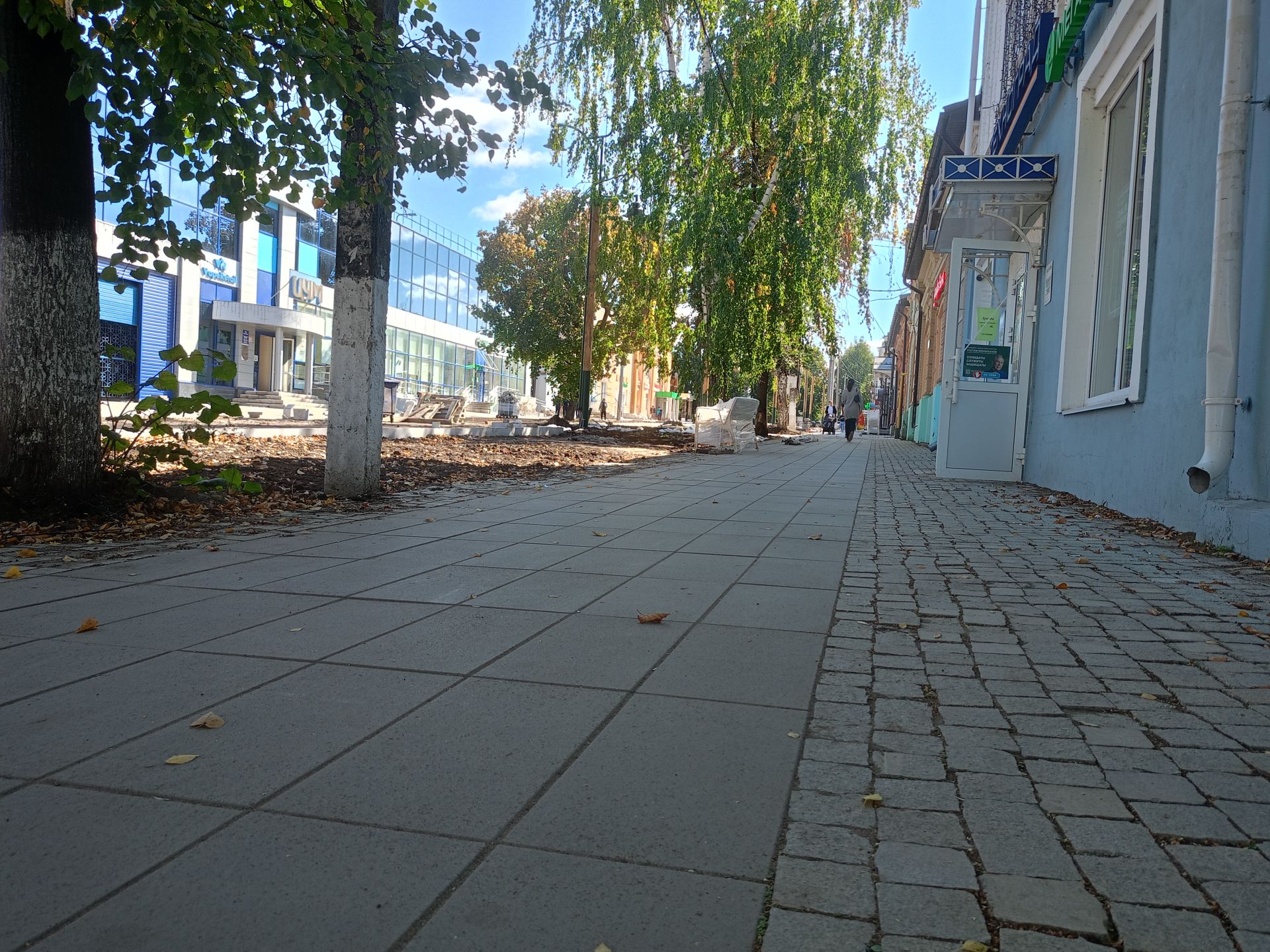 В Чистополе продолжается благоустройство улицы Ленина