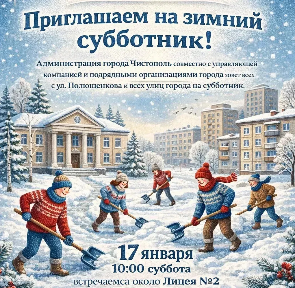 Неравнодушных чистопольцев приглашают на субботник