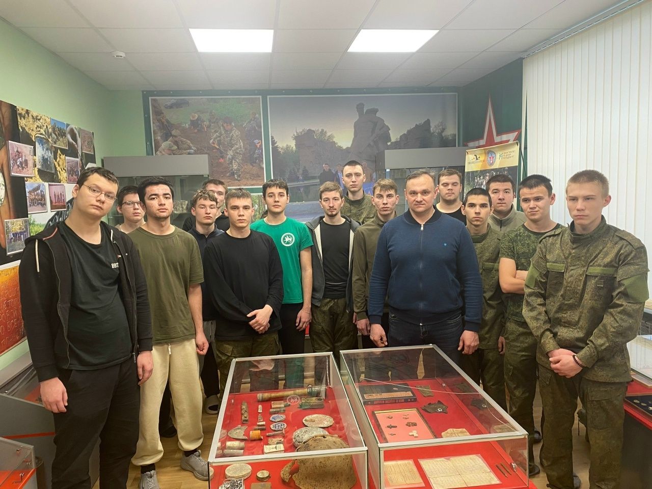 Поисковый отряд «Выстрел» представил уникальные находки будущим защитникам Отечества