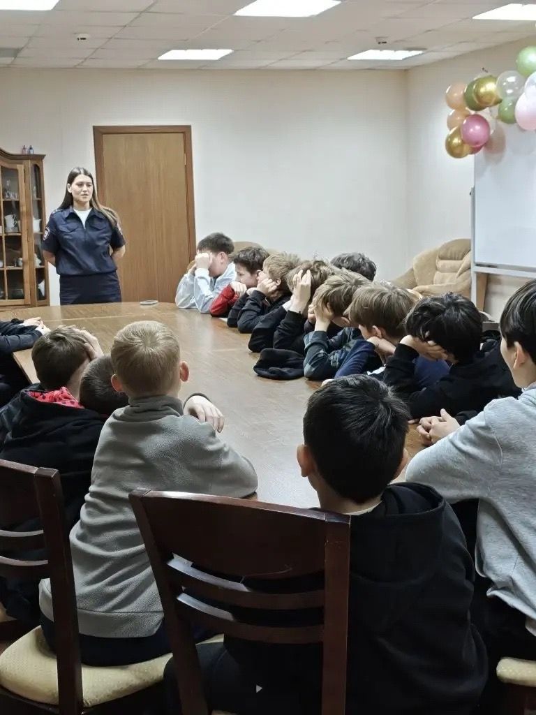 Инспектор ПДН напомнила юным спортсменам об ответственности за правонарушения