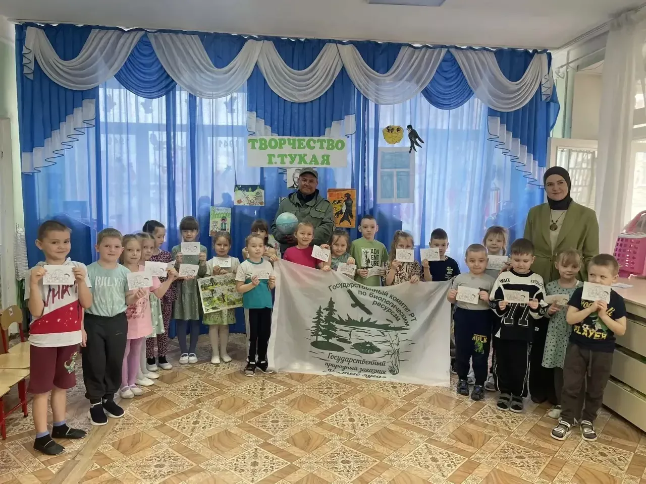 Сотрудники заказника «Чистые луга» рассказали детям о безопасности в лесу и у воды