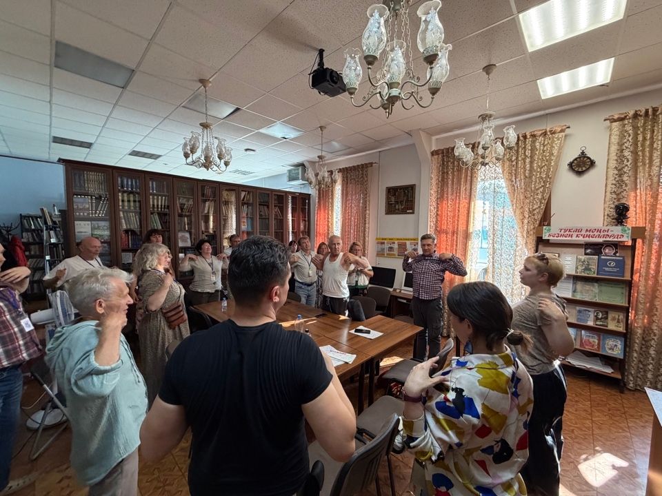 В Чистопольской библиотеке прошёл мастер-класс в рамках фестиваля авторской песни