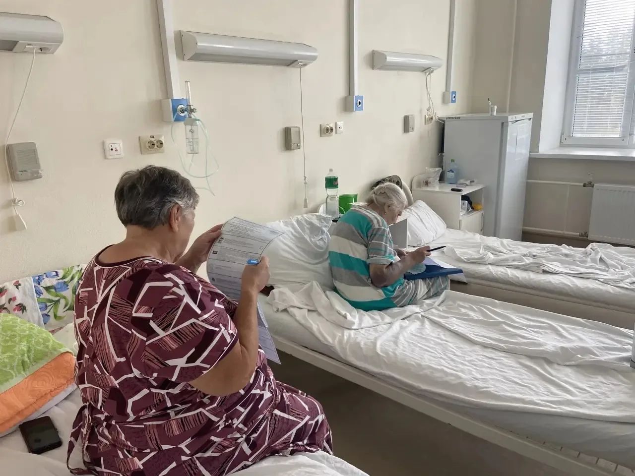 Пациенты стационара Чистопольской ЦРБ проголосовали прямо в палатах