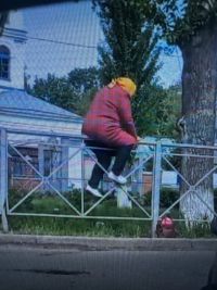 В Чистополе отчаянная пенсионерка застряла, перелезая через забор (видео)