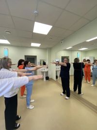 Сотрудники Чистопольской ЦРБ провели зарядку в рамках Всемирного дня здоровья