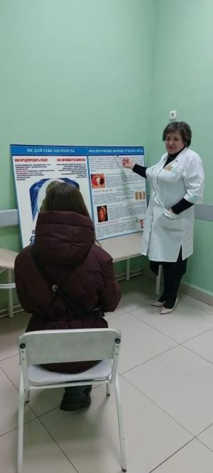 В фтизиатрическом отделении Чистопольской ЦРБ прошли беседы с пациентами