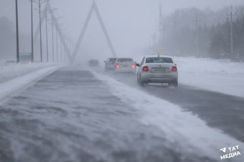 На трассе М5 в РТ все еще ограничено движение для фур и автобусов