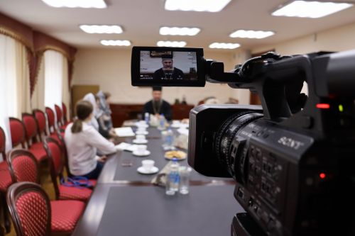 Епископ Пахомий провел пресс-конференцию с корреспондентами и руководством «Чистополь-информ»