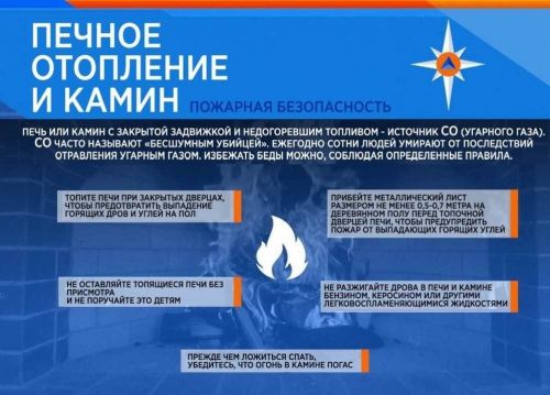 В Чистопольском районе из-за нарушения правил устройст­ва и эксплуатации печей произошло 2 пожара