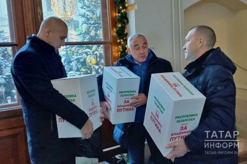 Как встретили в Москве подписи за Владимира Путина из Татарстана
