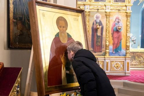 Для чистопольского собора написали икону преподобного Сергия Радонежского