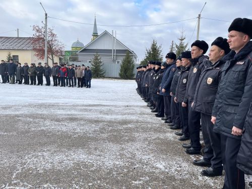 В Чистополе в честь профессионального праздника сотрудникам полиции вручили награды
