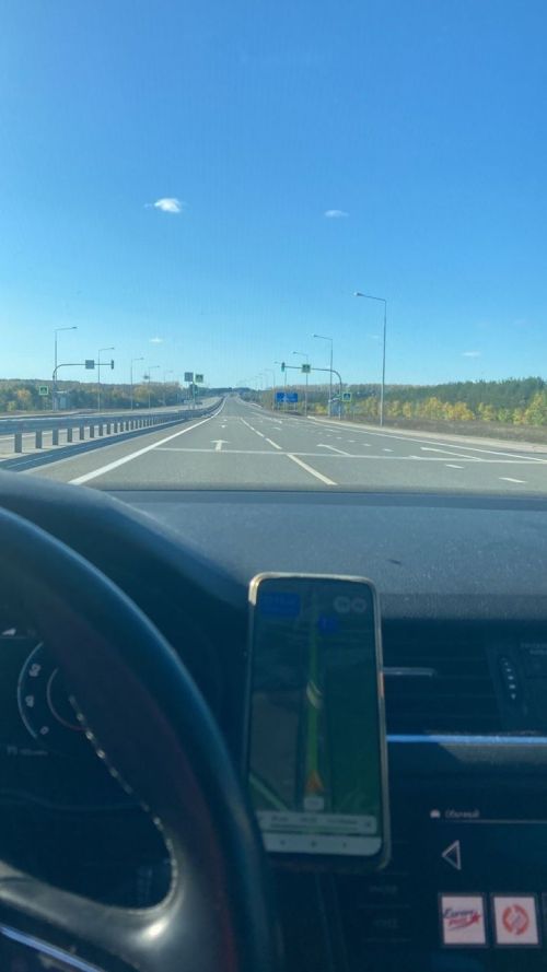 Завершилось строительство нового съезда на трассе М12 «Восток» в Татарстане