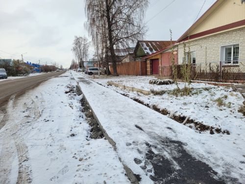 Шәһәрнең 18 урамында яңа тротуарлар барлыкка килде