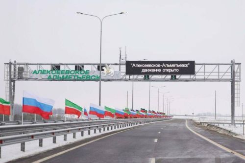 Запущено движение по новой платной автодороге Алексеевское — Альметьевск