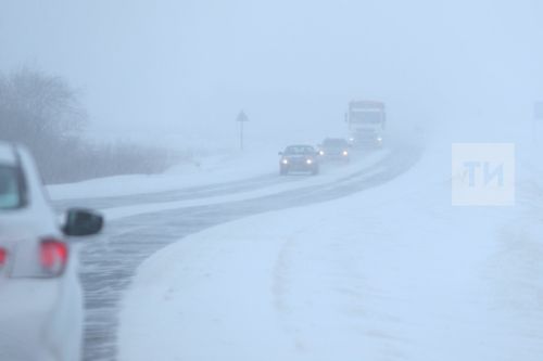 На трассе М12 «Восток» в РТ из-за плохой видимости снижен скоростной режим