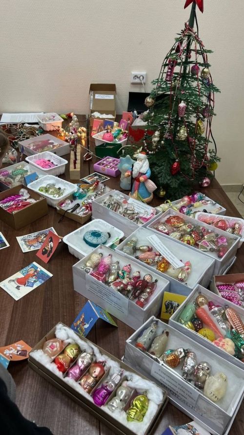 В воскресной школе Чистополя показали коллекцию старинных ёлочных игрушек