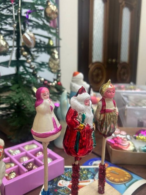 В воскресной школе Чистополя показали коллекцию старинных ёлочных игрушек