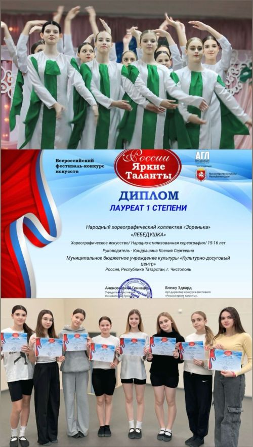 Чистопольские танцоры стали лауреатами Всероссийского конкурса «России яркие таланты»