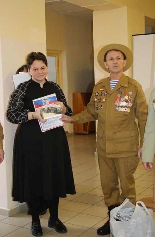 В Чистопольско-Высельской школе прошел «Урок Мужества»