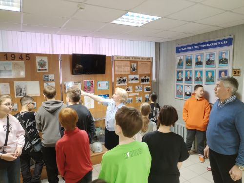 Чистопольские школьники узнали о работе полиции из первых уст
