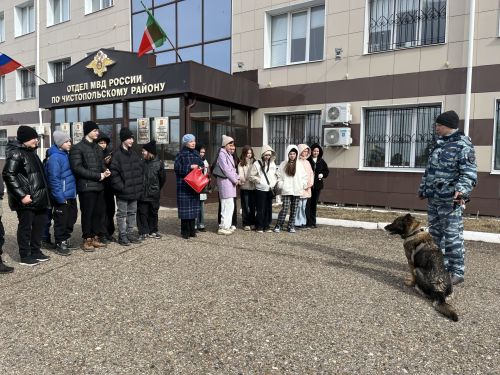 Чистопольские школьники узнали о работе полиции из первых уст