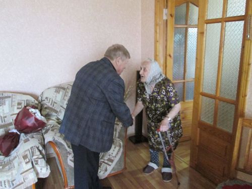 Трогательная встреча в преддверии Дня Победы