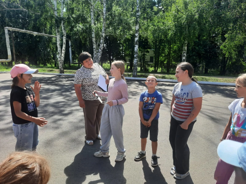 В селе Чистопольского района прошла игровая программа по правилам дорожного движения