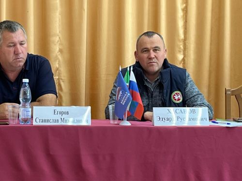 Руководитель исполкома Чистопольского района Эдуард Хасанов провел встречу с населением