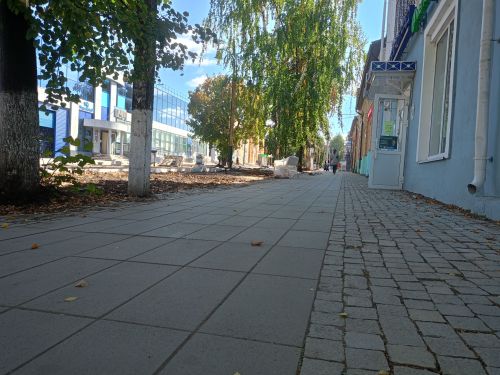В Чистополе продолжается благоустройство улицы Ленина