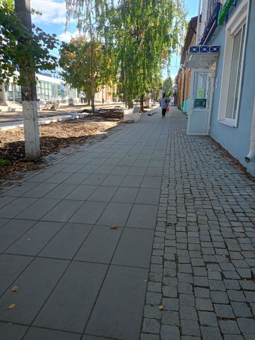 В Чистополе продолжается благоустройство улицы Ленина