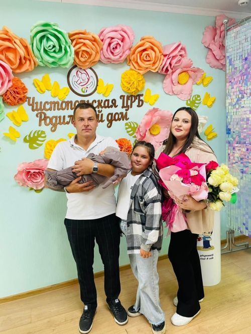 В Чистопольском перинатальном центре родился мальчик-богатырь