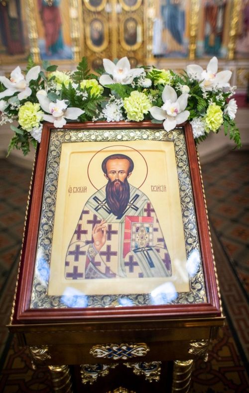 Епископ Пахомий совершил богослужение в Никольском соборе в день Обрезания Господня
