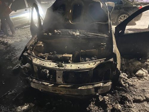 Чистай районында автомобильгә ут капкан