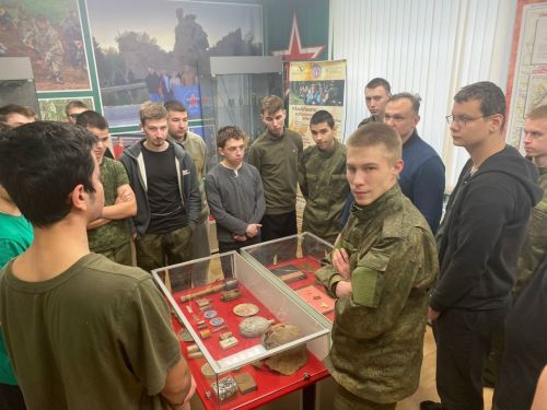 Поисковый отряд «Выстрел» представил уникальные находки будущим защитникам Отечества
