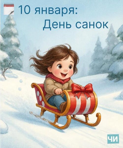 День санок 10 января: традиция зимнего веселья