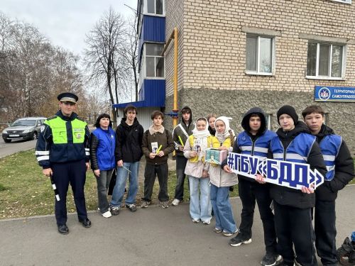 Молодежь участвовала в масштабной акции по безопасности дорожного движения в Чистополе