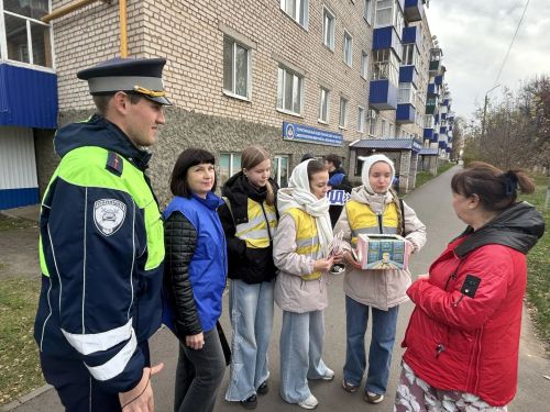Молодежь участвовала в масштабной акции по безопасности дорожного движения в Чистополе