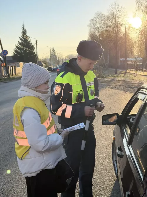 В Чистополе юные инспекторы движения провели совместный рейд с ГИБДД