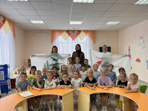 Специалисты заказника «Чистые луга» провели экоурок для воспитанников детского сада