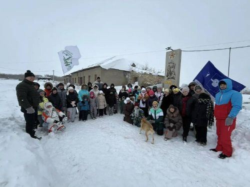 В селе Чистопольского района прошёл семейный фестиваль «Снежный компас»
