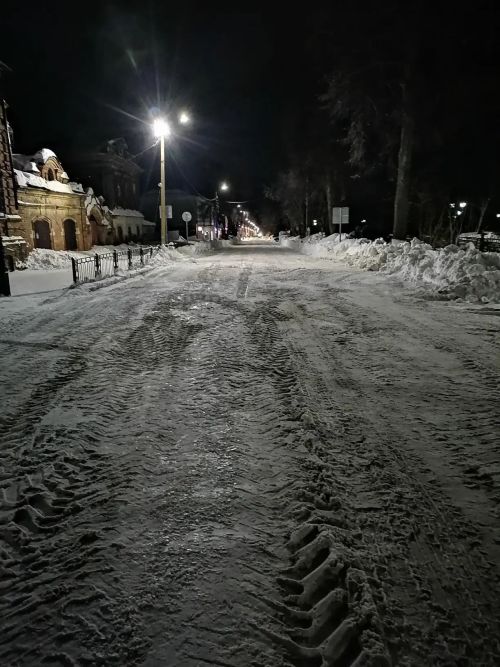 Более 50 тысяч кубометров снега вывезли с улиц Чистополя с начала года