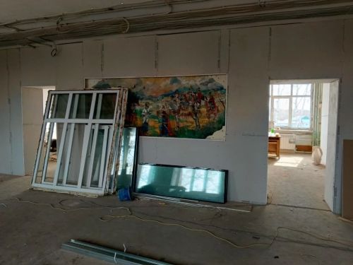 В селе Татарские Сарсазы полным ходом идёт капитальный ремонт